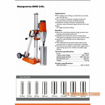 Diamond Bit Coring Coredrill Husqvarna 4 Inc